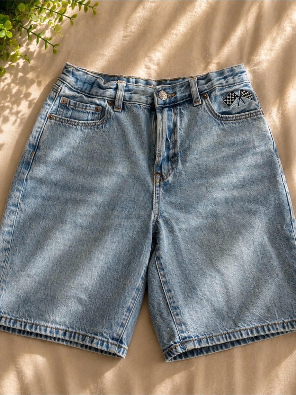 Abercrombie & Fitch Light Blue Denim Kids' Shorts